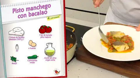 Ingredientes Pisto manchego con bacalao Ingredientes Pisto manchego con bacalao