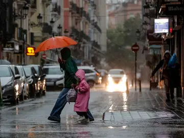 imagen de archivo de una tormenta en Valencia imagen de archivo de una tormenta en Valencia