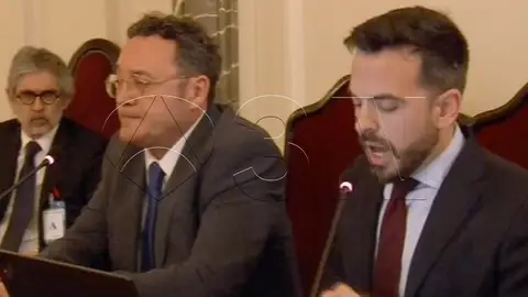 El fiscal general del Estado, Álvaro García Ortíz, declarando Antena3 Noticias