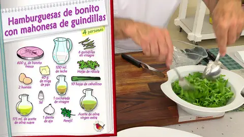 Ingredientes Hamburguesas de bonito Ingredientes Hamburguesas de bonito