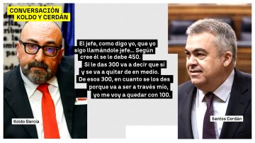 Conversación Koldo y Cerdán