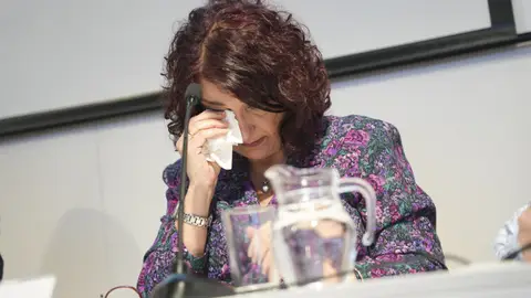 La madre de Mario Biondo, muy afectada La madre de Mario Biondo, muy afectada