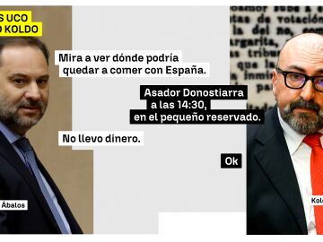 Conversaciones entre Koldo García y José Luis Ábalos 