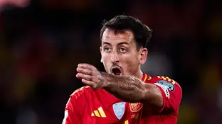 Mikel Oyarzabal en el partido contra Georgia Mikel Oyarzabal en el partido contra Georgia