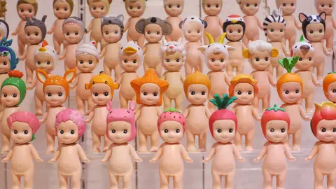Imagen de los 'Sonny Angels', pequeñas figuritas que se hicieron virales a través de las redes sociales. Imagen de los 'Sonny Angels', pequeñas figuritas que se hicieron virales a través de las redes sociales.