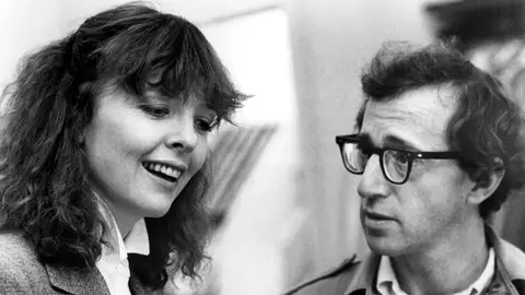 Diane Keaton y Woody Allen en Manhattan Diane Keaton y Woody Allen en Manhattan