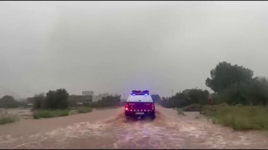 DANA Alice: Protecci&oacute;n Civil lanza una alerta roja en Tarragona por lluvias torrenciales mientras la UME trabaja en Ibiza