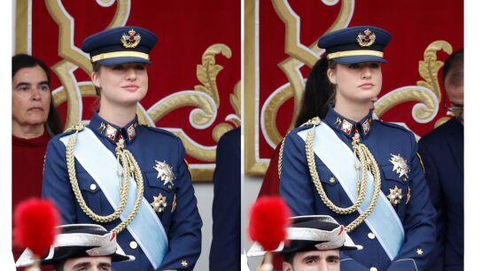 Imagen de Leonor en el Desfile del D&iacute;a de la Hispanidad.