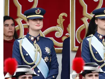 Imagen de Leonor en el Desfile del Día de la Hispanidad. Imagen de Leonor en el Desfile del Día de la Hispanidad.