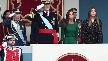 La Familia Real, unida en el Día de la Hispanidad La Familia Real, unida en el Día de la Hispanidad