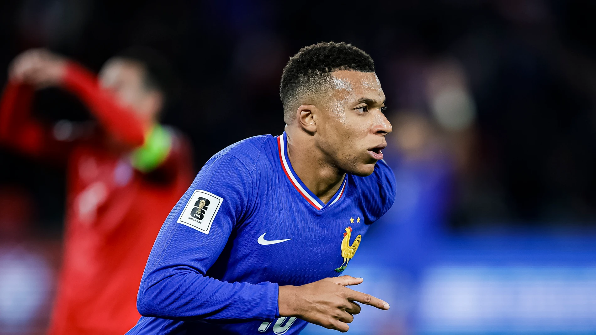 Kylian Mbappé con la selección francesa Kylian Mbappé con la selección francesa