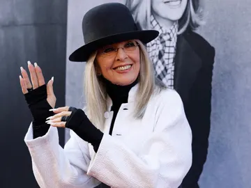 La actriz Diane Keaton La actriz Diane Keaton