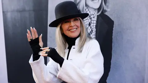 La actriz Diane Keaton La actriz Diane Keaton