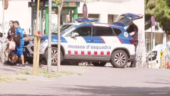 Imagen de los mossos d'esquadra en Hospitalet de Llobregat. Imagen de los mossos d'esquadra en Hospitalet de Llobregat.