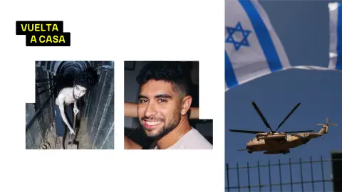 Evyatar David, rehén liberado Evyatar David, rehén liberado