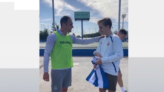 Kike Garc&iacute;a y el canterano del Espanyol