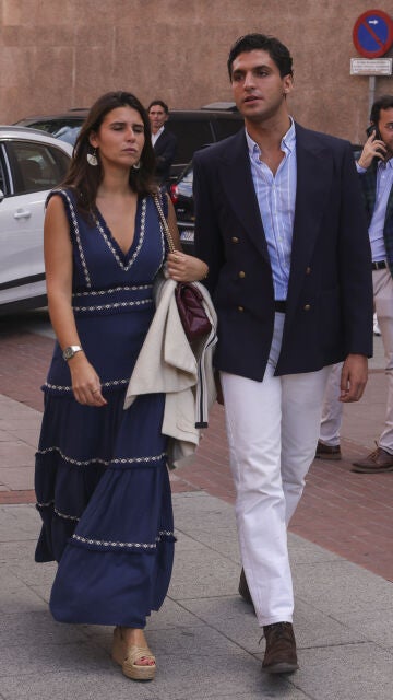 Tana Rivera y su amigo, Tomás Páramo