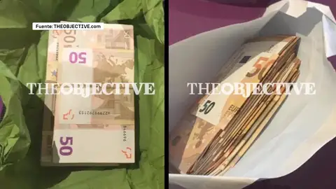 Billetes en el despacho de ábalos Billetes en el despacho de ábalos