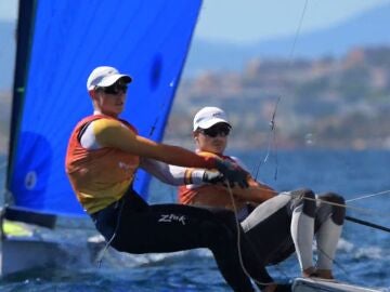 El equipo espa&ntilde;ol de vela