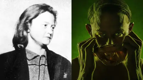 Ilse Koch y Ed Gein en la temporada 3 de Monstruo Ilse Koch y Ed Gein en la temporada 3 de Monstruo