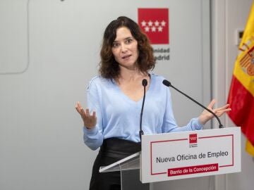 La presidenta de la Comunidad de Madrid, Isabel D&iacute;az Ayuso