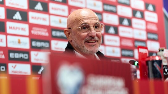 Luis de la Fuente, en rueda de prensa