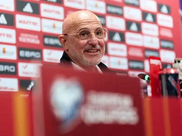 Luis de la Fuente, en rueda de prensa Luis de la Fuente, en rueda de prensa