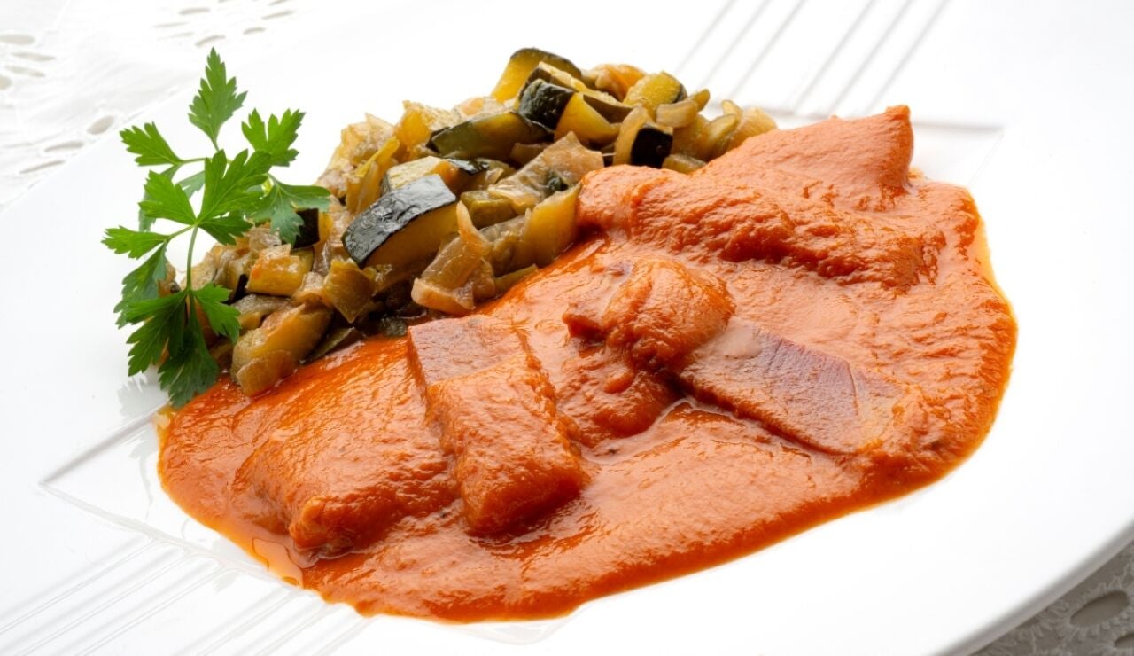 Argui&ntilde;ano: receta de magras con tomate y pisto, "todo un cl&aacute;sico de la cocina en Navarra"
