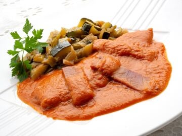 Argui&ntilde;ano: receta de magras con tomate y pisto, "todo un cl&aacute;sico de la cocina en Navarra"