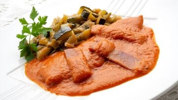 Arguiñano: receta de magras con tomate y pisto, "todo un clásico de la cocina en Navarra"
