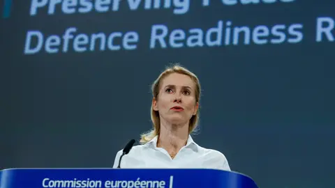 La Alta Representante de la UE para Asuntos Exteriores y Política de Seguridad, Kaja Kallas, en la presentación de la Hoja de Ruta de Preparación para la Defensa Europea 2030 La Alta Representante de la UE para Asuntos Exteriores y Política de Seguridad, Kaja Kallas, en la presentación de la Hoja de Ruta de Preparación para la Defensa Europea 2030