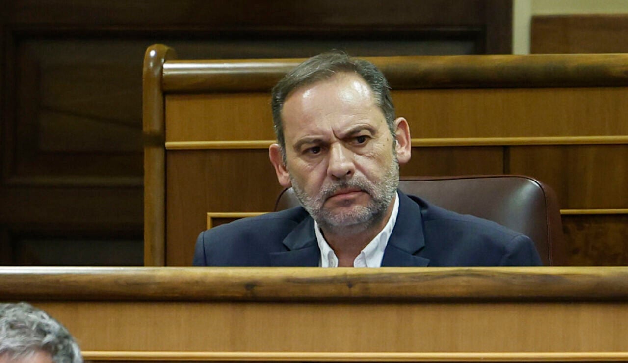 El exministro Jos&eacute; Luis &Aacute;balos durante un pleno del Congreso. EFE/Chema Moya