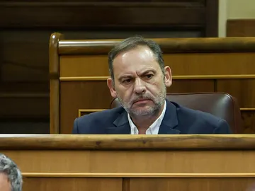 El exministro José Luis Ábalos durante un pleno del Congreso El exministro José Luis Ábalos durante un pleno del Congreso