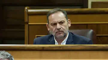 El exministro José Luis Ábalos durante un pleno del Congreso El exministro José Luis Ábalos durante un pleno del Congreso