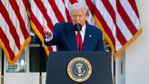 El presidente Donald Trump El presidente Donald Trump