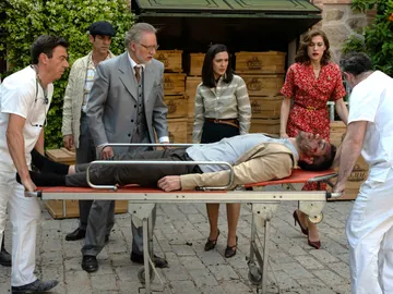 Andrés, Marta, Luz y Damián en el capítulo 419 de Sueños de libertad  Andrés, Marta, Luz y Damián en el capítulo 419 de Sueños de libertad