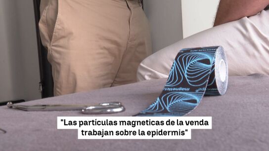 Magnetic Tape, el vendaje que us&oacute; Alcaraz en Tokio