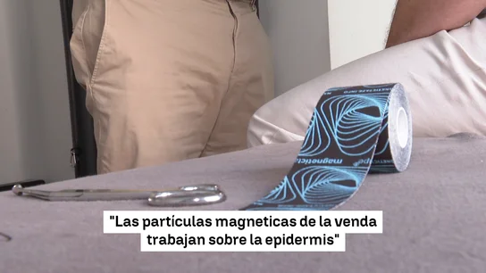 Magnetic Tape, el vendaje que usó Alcaraz en Tokio Magnetic Tape, el vendaje que usó Alcaraz en Tokio
