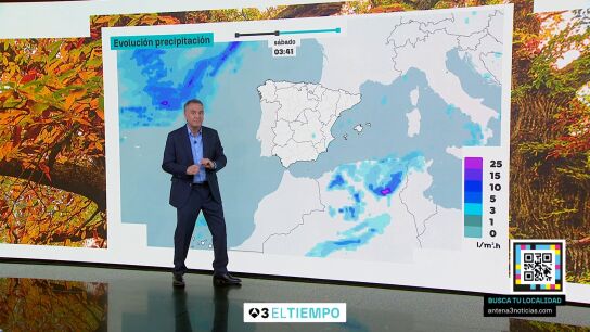 Roberto Brasero avisa de que llegan "cambios para el fin de semana": "Llega el primer frente de lluvias oto&ntilde;ales"