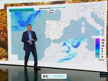 Roberto Brasero avisa de que llegan "cambios para el fin de semana": "Llega el primer frente de lluvias otoñales"