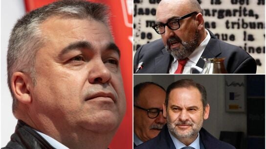 Santos Cerd&aacute;n, junto a Koldo Garc&iacute;a y Jos&eacute; Luis &Aacute;balos