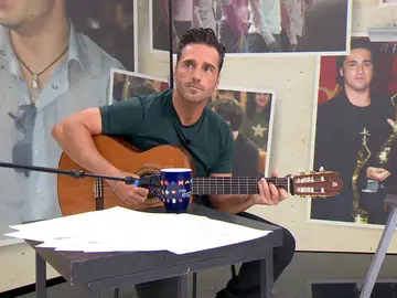 David Bustamante, en Espejo Público David Bustamante, en Espejo Público