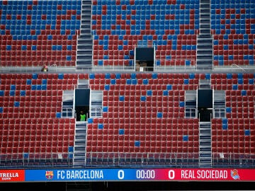 Imágenes del nuevo Camp Nou en obras
