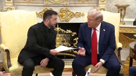 Reuni&oacute;n entre Trump y Zelenski 