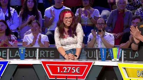 Anastasia triunfa en La ruleta de la suerte con el exprés Anastasia triunfa en La ruleta de la suerte con el exprés