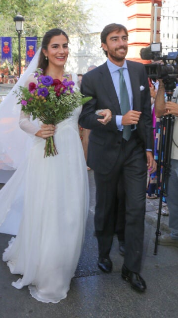 Blanca Llandres y su hermano