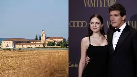 Imagen de Abadía Retuerta LeDomaine y de Stella del Carmen Banderas junto a su padre, Antonio Banderas Imagen de Abadía Retuerta LeDomaine y de Stella del Carmen Banderas junto a su padre, Antonio Banderas