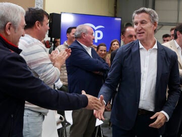 Reunión Feijóo con autónomos en Soria