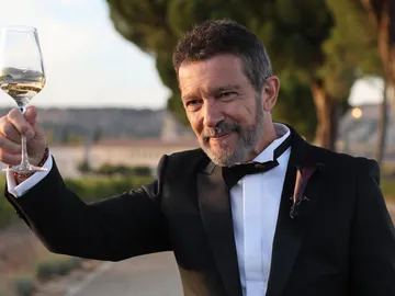 Antonio Banderas en la boda de su hija Stella del Carmen Antonio Banderas en la boda de su hija Stella del Carmen