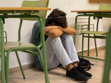 Un joven víctima de bullying